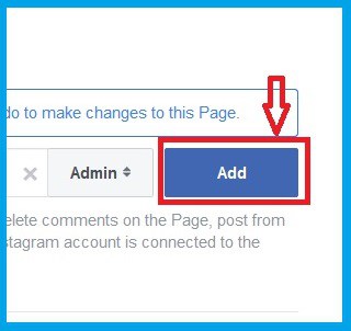 How to add an admin to a Facebook page 5 Add facebook page admin step 5