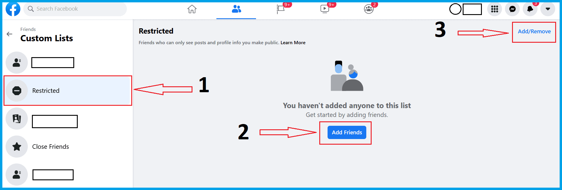 Facebook Restricted List Complete Guide 5 Add To Restricted
