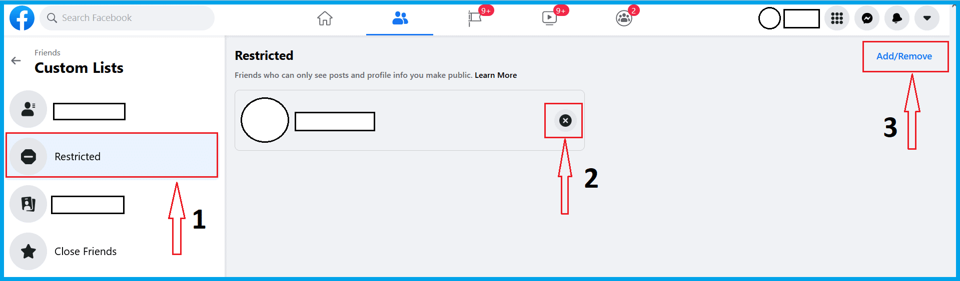 Facebook Restricted List Complete Guide 11 Remove Someone From the restricted list On Facebook