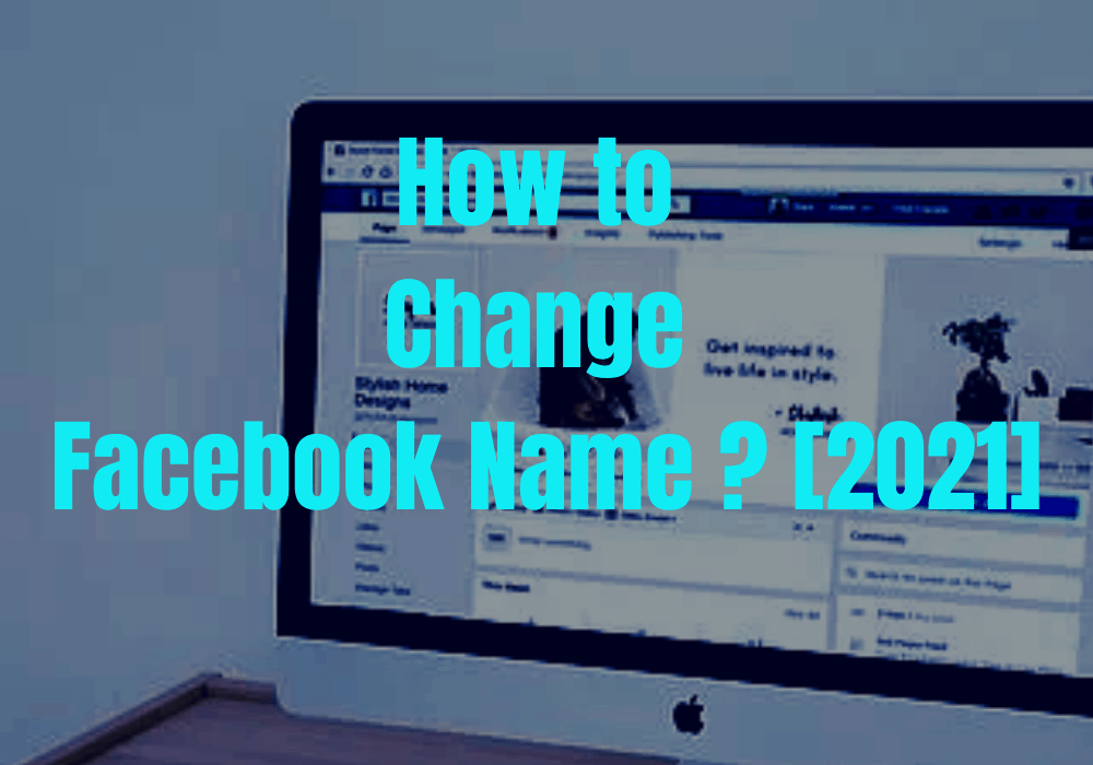 how to change facebook name